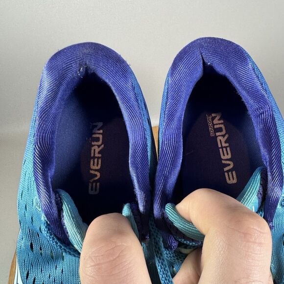 Saucony Breakthru 3 Everun Running Shoes Womens Size 9.5 Blue - Picture 7 of 8